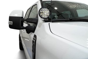 Ford Super Duty F250 Ditch Light Brackets - Driver/Passenger Side Pair - Addictive Desert Designs - Hammer Black - `23-`27 Ford Super Duty F250 Ditch Light Brackets - Driver/Passenger Side Pair - Addictive Desert Designs - Hammer Black - `23-`27